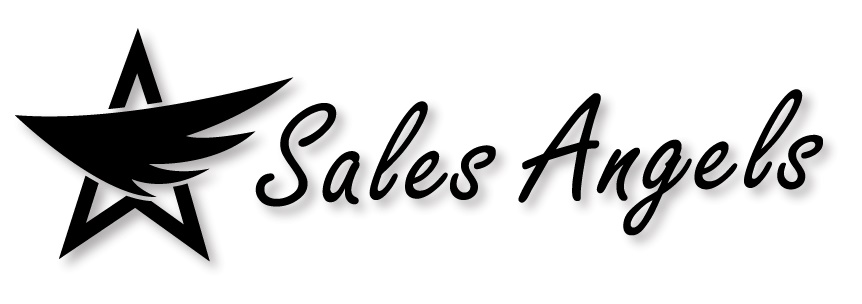 Logo Sales Angels schwarz-weiss